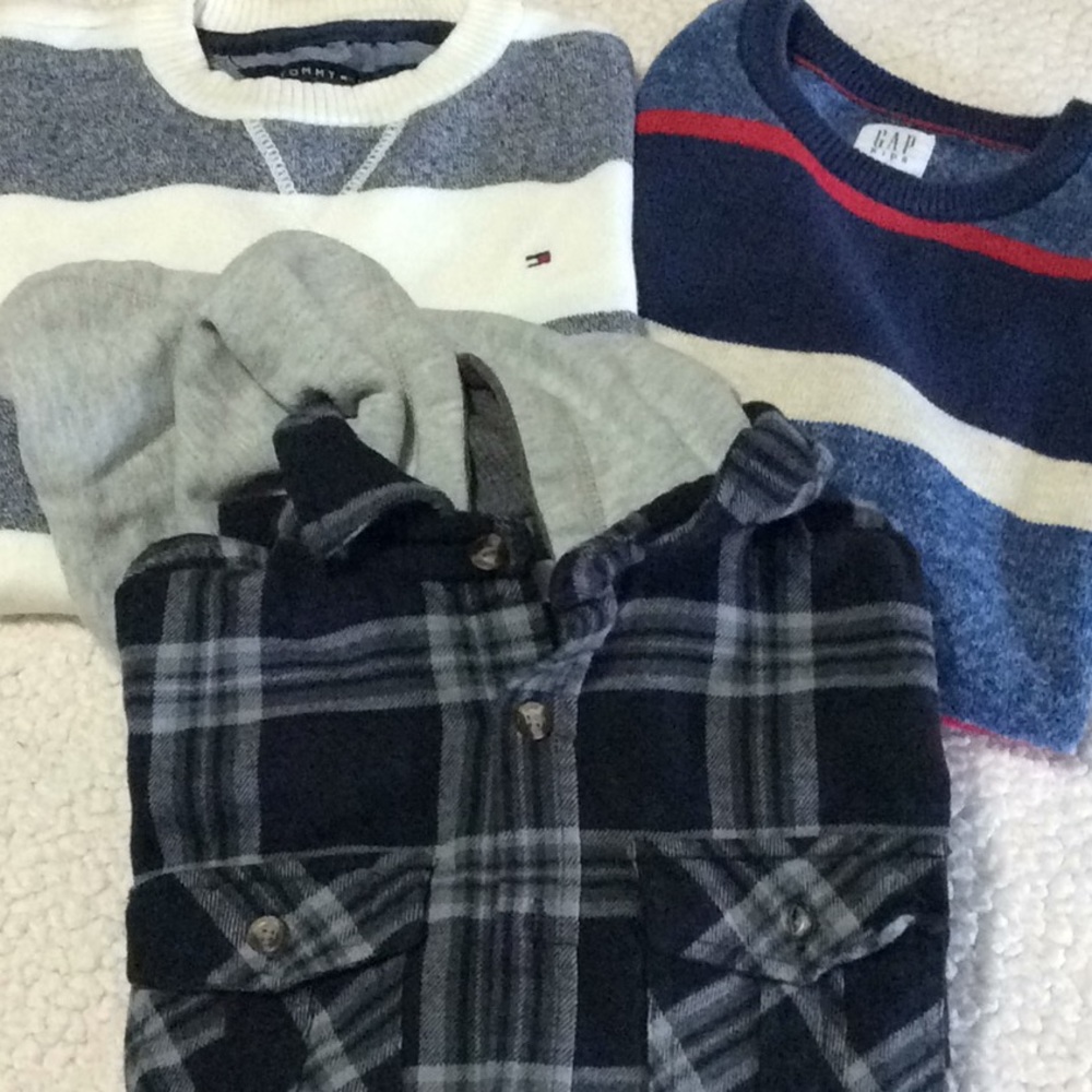 3/22 3 Pack of 10-12 Year old long sleeve for kids